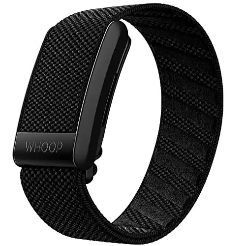 WHOOP 4.0 with 12 Month Subscription Wearable Health, Fitness & Activity Tracker Continuous Monitoring, Performance Optimization, Heart Rate Tracking Improve Sleep, Strain, Recovery, Wellness